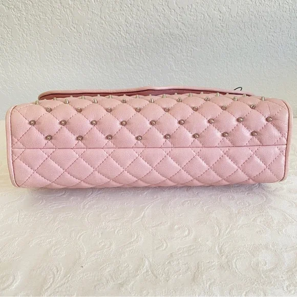 Rebecca Minkoff Pink Quilted studded Affair chain Bag - Picture 8 of 10